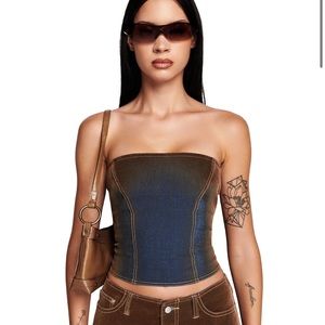 NWT I.AM.GIA Mydra top- Blue